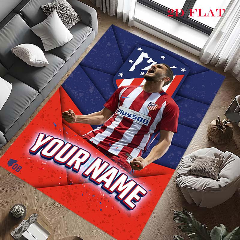 Atltico Madrid Carpet Rug for Living Room Bedroom Home Sofa Decoration,Kids play Nonslip Floor Mat