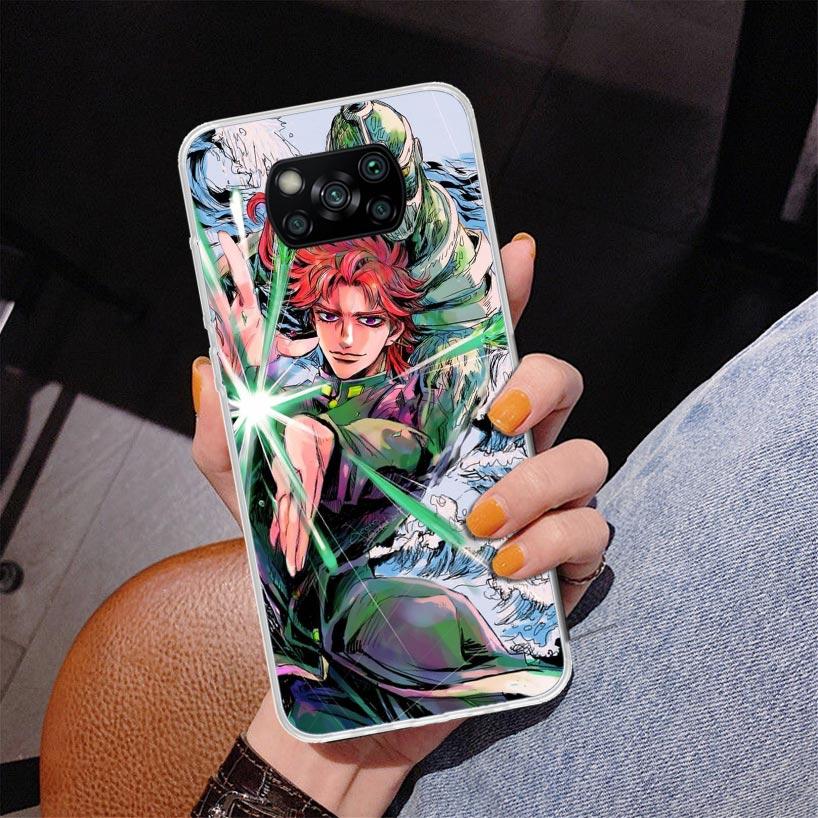 JoJo Bizarre Adventure Phone Case For Xiaomi Poco X7 X6 X5 Pro F7 Ultra Redmi 15C 15 13C 13 12C 12 10 10A 10C 9 9A 9C 9T Cover P