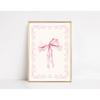 Modern Minimalist Coquette Bow Wall Art Poster Trendy Fashion Aesthetic Girl Poster Dorm Room Bedroom Living Room Home Decor