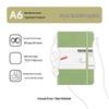 A6 Taschenkarten Mini Notizbuch: Tragbares Kurzschrift-Tagebuch & Reporter-Journal