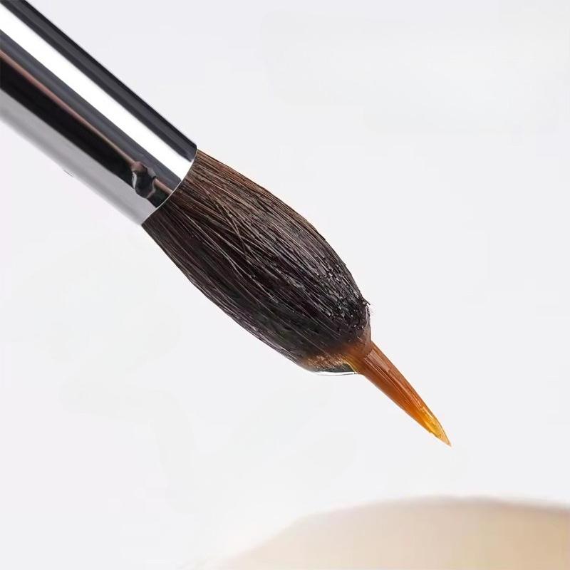 6-Pack Premium Mongolian Sable Hair Brushes Ultra-Fine Tip for Watercolor Line Art Detailing