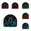 Temperature Display LED Clock Ambient Light Desktop Clock Digital Alarm Clock  Table Display