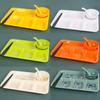 Melamine 4-Compartment Cafeteria Dining Tray