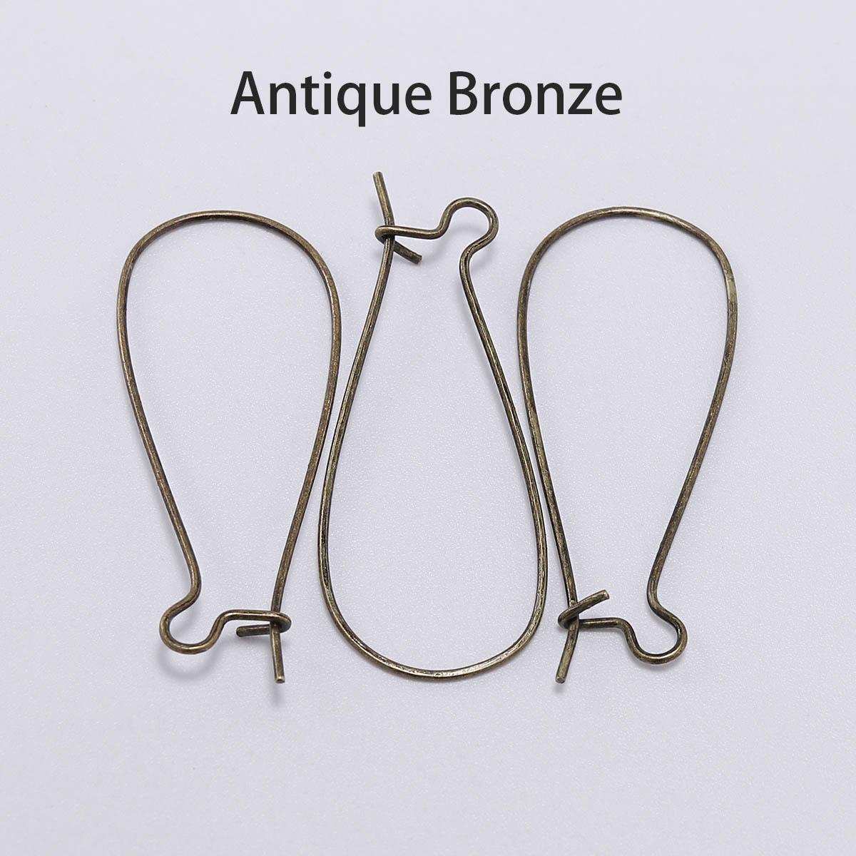 

50 шт./лот, французские серьги с рычагом, крючки для ушей, серьги, фурнитура для изготовления ювелирных изделий, аксессуары для самостоятельного изготовления, поставки 12 x 25mm