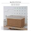 Japanesestyle storage boxes, living room and bedroom baskets, imitation straw rattan