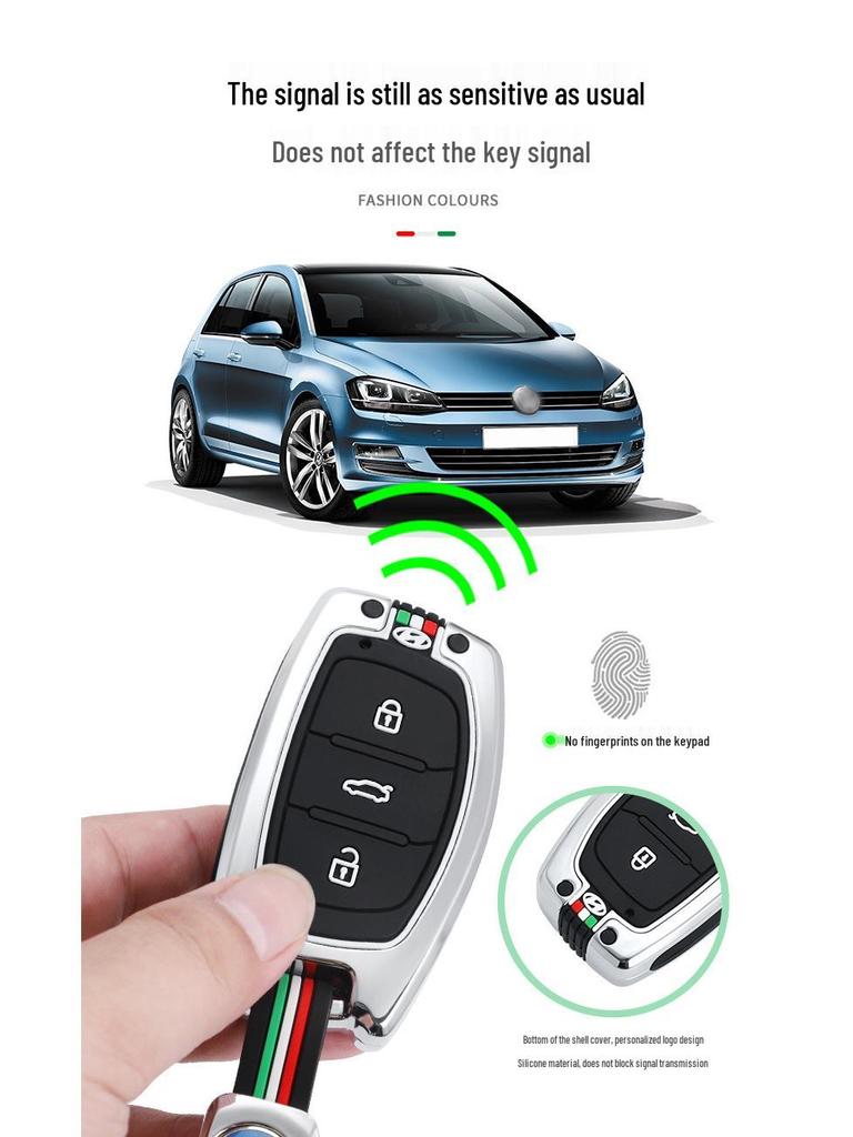 Beijing Hyundai Elantra Key Case: Full-Coverage Personalized Shell for Elantra, ix25, Mistra with Special Buckle