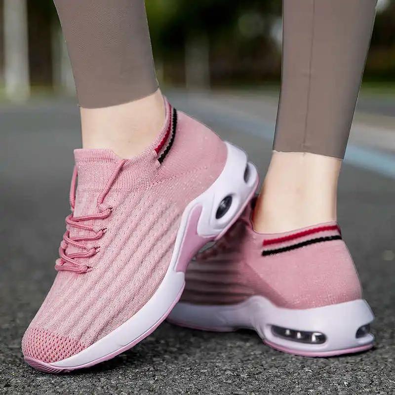 Fashion With Ties Rubber Sole Sneakers For Adults Casual Luxury Women's Sapatenis Ergonomic Shoes Woman Sport Shors Products