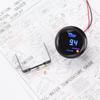Dragon Gauge Car Gauge 2" 52mm VOLTS Gauge Car Voltage Meter Blue LED Black Shell Automotive Gauges Digital Display 12V Vehicle