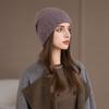 Autumn and Winter New Bald Hat Retro Wool Hat Warm Ear Protector Stack Hat Cold Hat Woman
