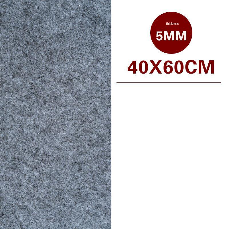 Calligraphy Felt Pad - 5MM Thick Rice Grid Cloth in Black, White, Grey - Ideal for Students