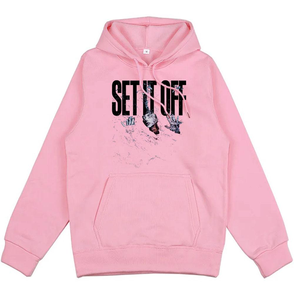 

Худи с треклистом альбома SIO, толстовки рок-группы Set It Off, гранж-мода, унисекс, уличная одежда, хип-хоп, гранж, мужская одежда XXXL