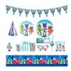 Cartoon Children's Birthday Party Disposable Tableware Set Decorations