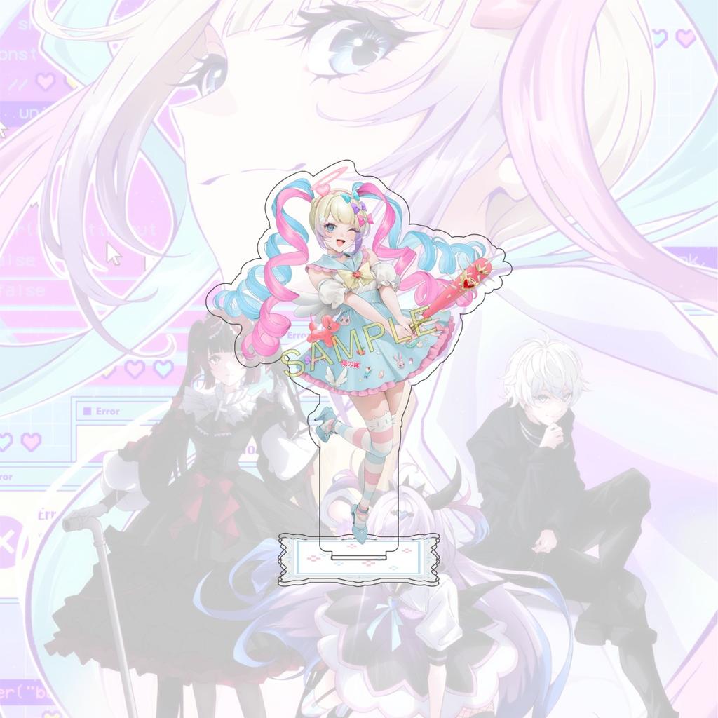 Anime NEEDY GIRL OVERDOSE 15 cm Acrylic Standing Figure Model Desktop Decoration Fan Collection Gift Keychain