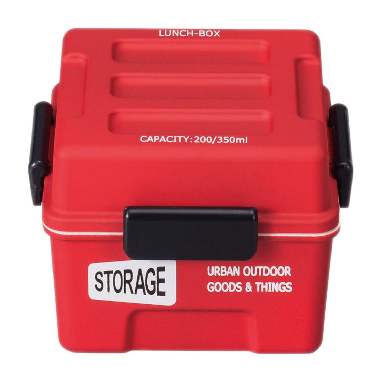 

Masakazu Bento Square 350ml Bottom 200ml Top Includes Ice Pack 1 4478868 Box, 2-Tier, Container, Red, Tier, Tier, - Box,