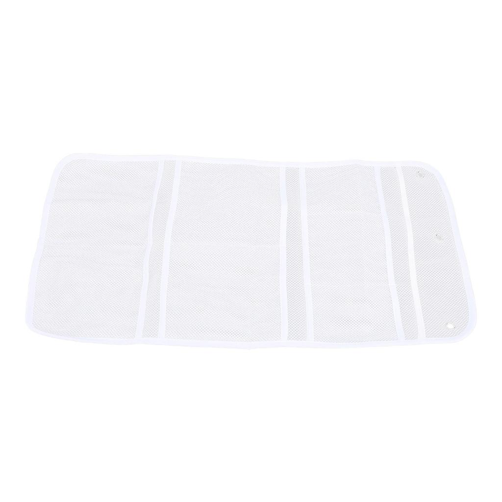 Shower Organizer Mesh Quick Drying Shower Caddy with 7 Pockets Easy Access for Body Soap Shampoo Con