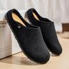 Men S Birkenstock Style Closed Toe Half Slippers Casual Large Size Trendy