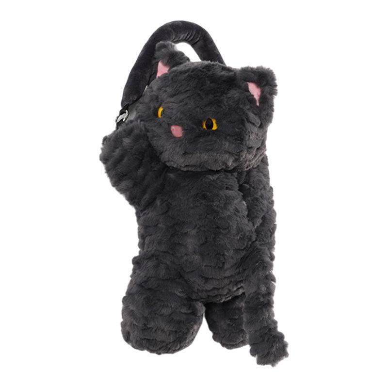 

1 шт. Универсальный автомобильный держатель для салфеток Милый кот Креативный подвесной держатель для салфеток Плюшевый автомобильный футляр для салфеток Бумажная коробка чёрный