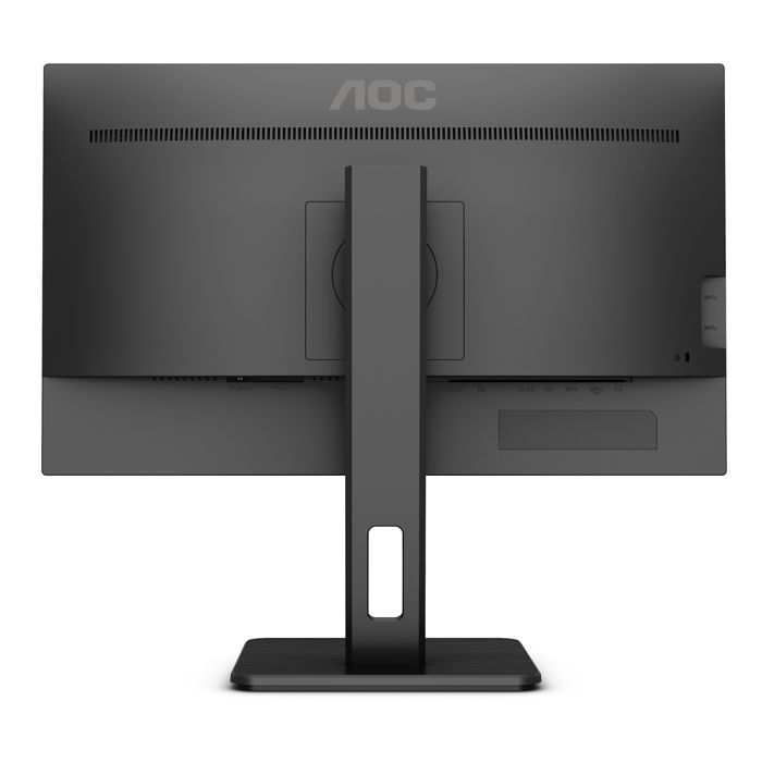 AOC Moniteur 24P2Q 60 cm (23,8 pouces) (DVI, HDMI, DisplayPort, hub USB, temps de réponse de 4 ms, 1920x1080, 75 Hz, pivot) noir