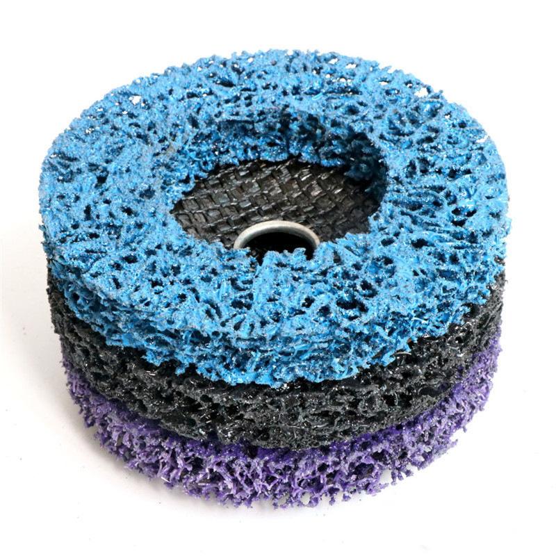Metal Stainless Steel Grinding Disc Black Buffing Wheel for Paint Removal Rust Removal Wood Plastic Polishing