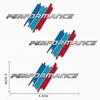 3 Adet M Performance Araba 3D Metal Sticker İç Dekorasyon Aksesuarları BMW G80 G06 G07 G42 G14 G15 G16 F82 F20 F21 F83 M2 M3 M4 pd2 İçin