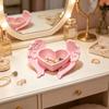 Engelenvleugel Sieradenbakje 3D Geprint Hart Ringhouder Schaal Kleine Decoratie Organizer Kom voor Ringen Oorbellen Kettingen