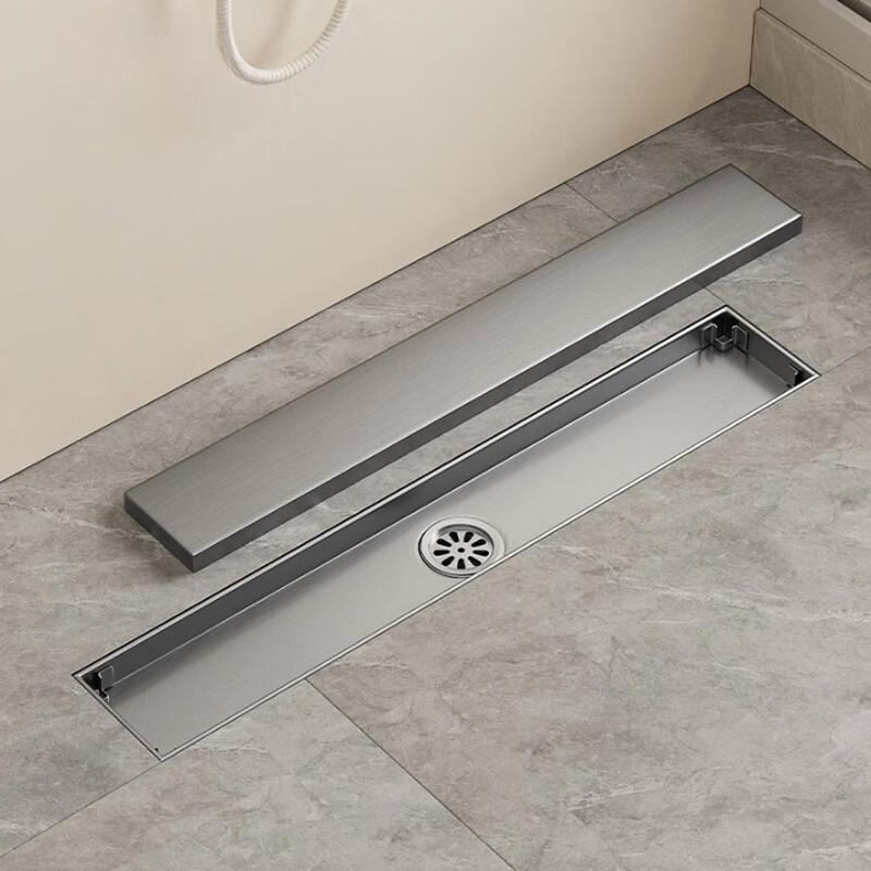 MDNG Brushed Hidden Floor Drain