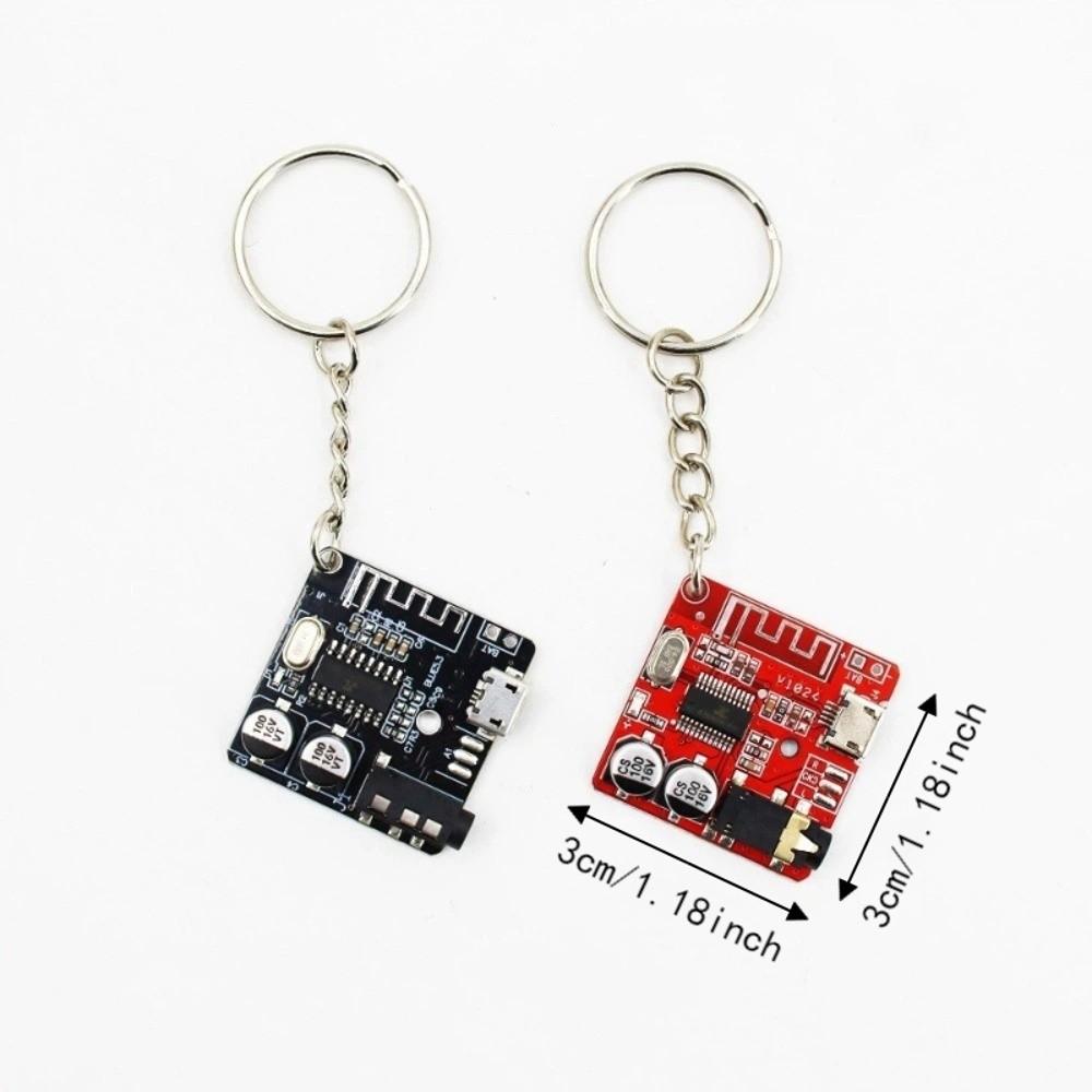 Personalized Electronic Component Key Fob Real PCB Tech Key Holder Crossbody Bags
