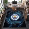 Crystal Velvet Rug Manchester City Print Custom Name Text Floor Mat Home Decor