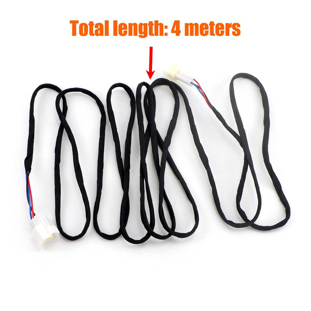 3 or 4 Meters Extension Cable for Control Panel 12V / 24V Air Diesel Heater Wiring Harness Loom Triangel Plug
