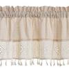 Cotton Lace Short Curtain Finished Product Short Curtain Tassel Lace Japanese and Korean Style Partition Curtain
