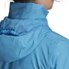 Adidas Womens Mountain Rain Resistant Jacket With Letter Print Women Jacket Blue HA2318