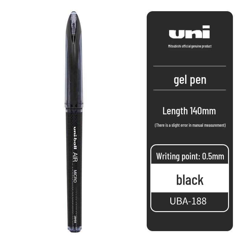 Mitsubishi Kokei Limited Edition Retro Black Gold Storm UBA-188 Neutral Pen 0.5mm/0.7mm