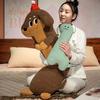 90/120CM Kawaii Long Sausage Dog Plush Pillow Cartoon Dachshund Holding Cat Bear Dinosaur Plush Toy Sleep Cushion Birthday Gift