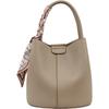elephant grey bucket bag