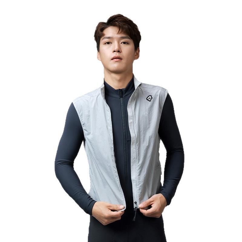 Lightweight Cycling Vest Road Bike Riding Men Women Windproof Breathable Nylon Gilet Outdoor Sports