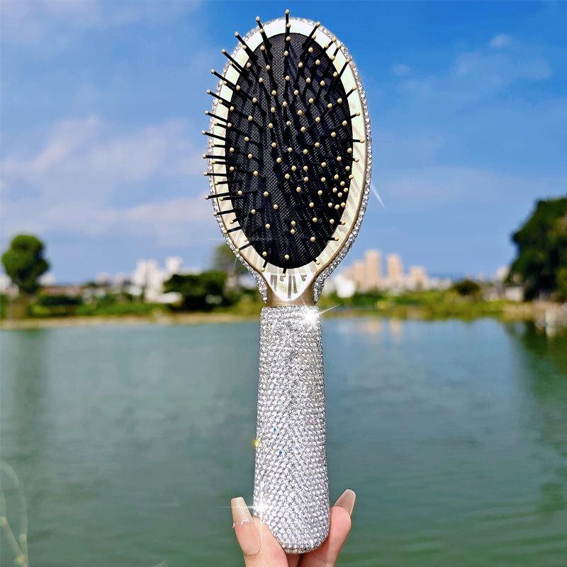Anti-Static Air Cushion Curling & Scalp Massage Comb - Ideal Gift for Employees