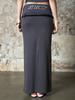Iyussiti Folding Maxi Skirt - Charcoal