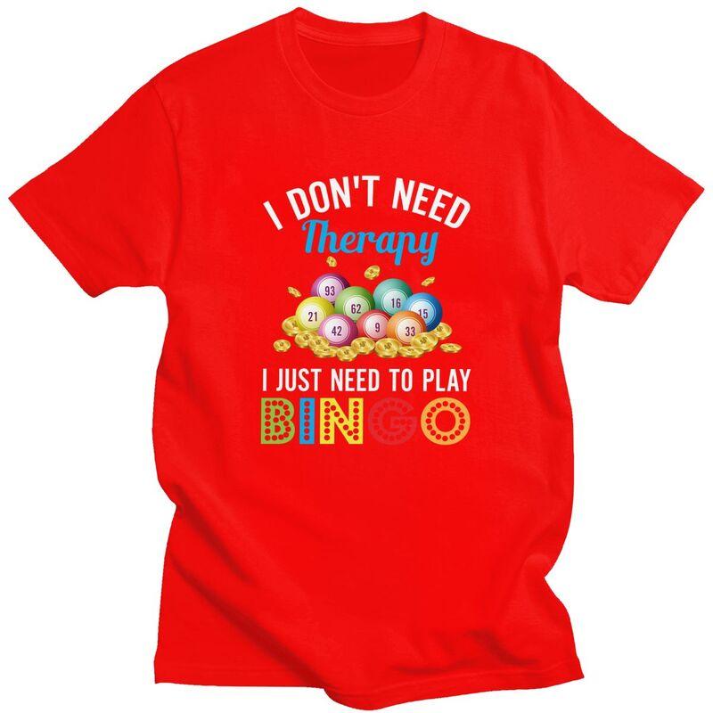 

Custom Mens Hot Game Bingo T Shirt ShortSleeve Cotton Tshirts Classic Tshirt Leisure Tee Loose Fit Clothes S