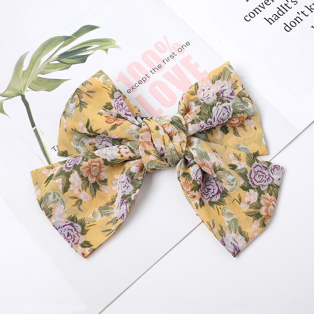 

Новый Цветок Шелк Большой Бант Цветочный Узел Заколка для Волос Женщины Девушки Зажим для Волос Шпилька Аксессуары Заколка Украшения Головной Убор wide 17 cm