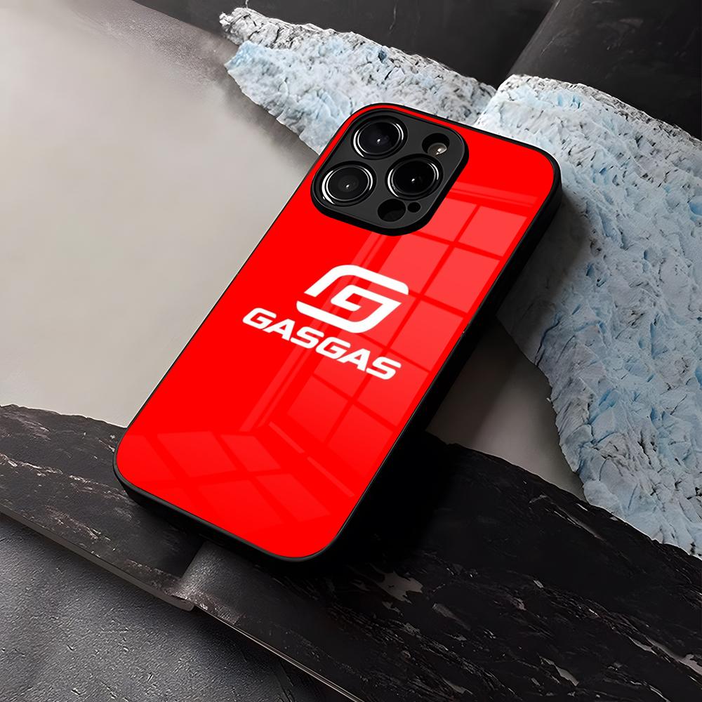 Funda para Teléfono BETA RACING GASGAS Vidrio Templado Para IPhone 15 14 12 13 11 Plus Pro XS Max Mini X XR 8 7 6s SE2020 Coque