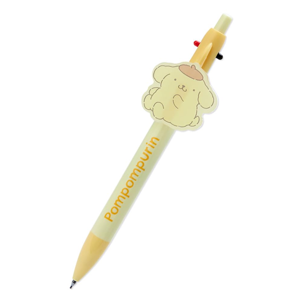 Sanrio Pompompurin Ballpoint Pen Mechanical Pencil Toy Design 555444 2-Color & (Plush Stationery) чёрный
