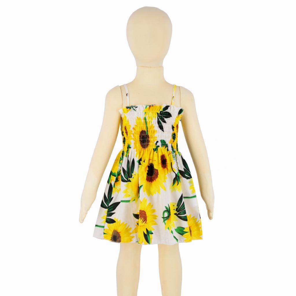 Baby Girl'S Summer Dress Toddler Fashion Dress Thin Stylish Dress For Girls Children'S Floral Dress