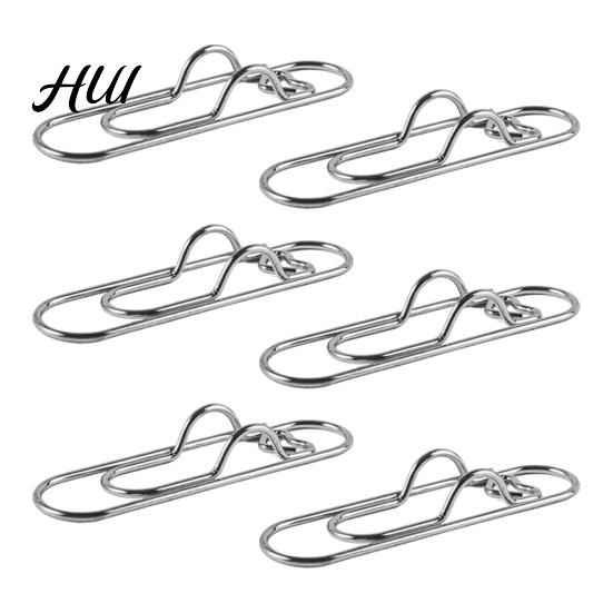 Notebook Pen Holders 6Pcs Metal Heart Clips Book Organizers Colored Paperclip Cute Shaped School Supplies Organizer Stainless Steel