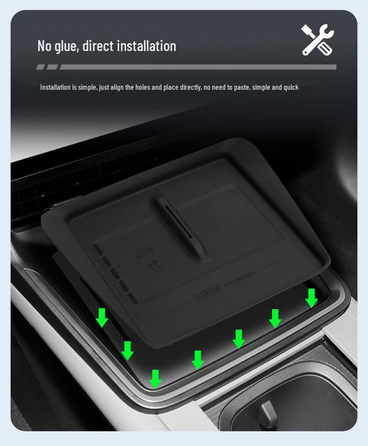 Lynk&Co 07 EM-P Wireless Charging Non-Slip Silicone Pad for Center Console