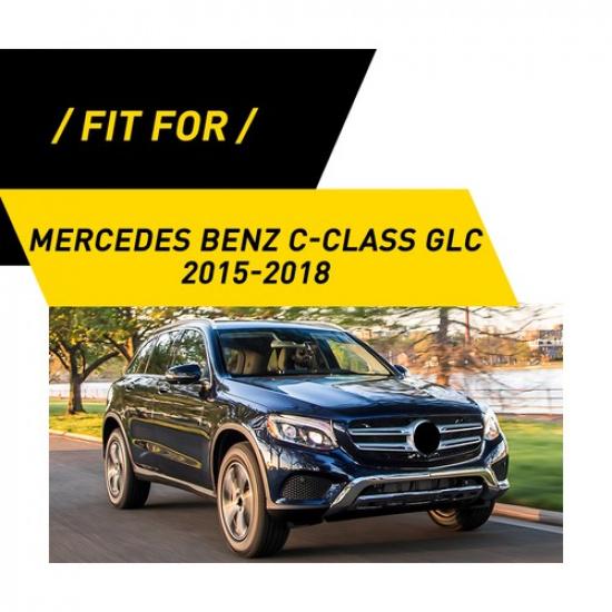 Inner Decal Trim For 2015 16-2018 Mercedes Benz C-Class GLC 5D Carbon Fiber EXV