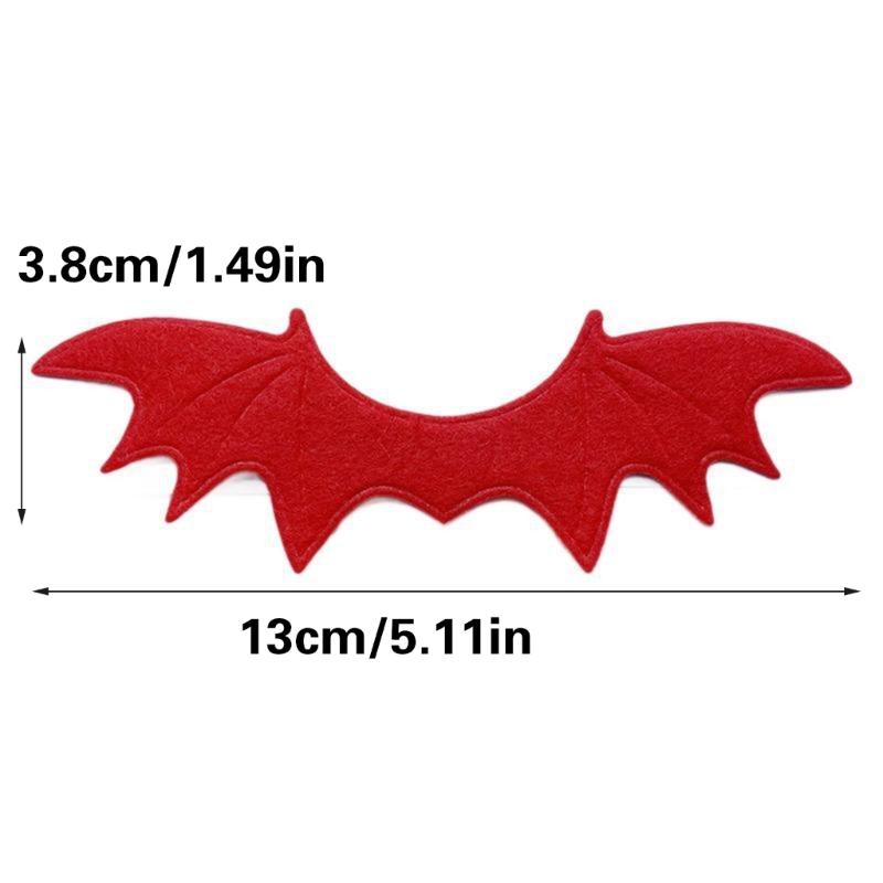Bangs Hair Clip Felt Bat Wing Hair Barrettes Appliques Lovely Handmade Hair Barrettes Hairstyle Accessories
