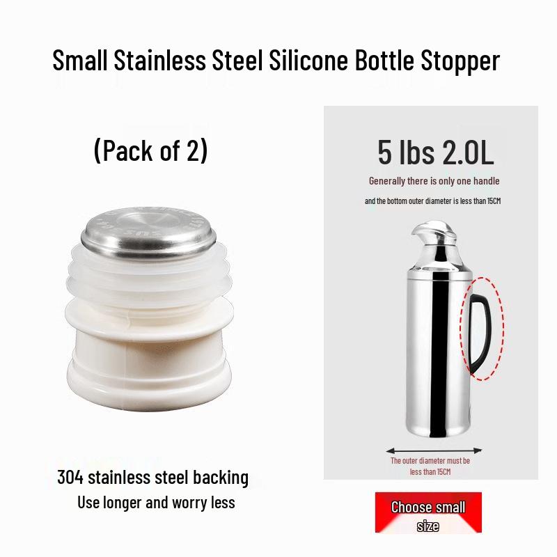 304 Stainless Steel Single Layer Vacuum Kettle - 1.6L Household Thermos with Spout