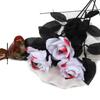 Flower Rose Artificial Flower With Eyeball Halloween Ghost Black Fake Flower