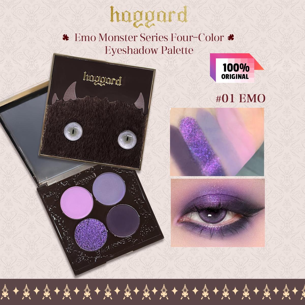 

HaGGarD Палетка четырехцветных теней для век Emo monster Series 5,2 г/0,18 унции ( 3 цвета)