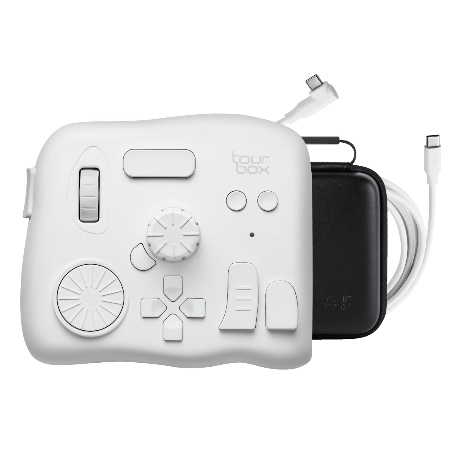 

TourBox Elite Пристрій для лівої руки Bluetooth Тактильний зворотний зв язок Відео Редагування фільму Моделювання Тональна корекція Обробка фотографій Ілюстрація Робота наосліп
